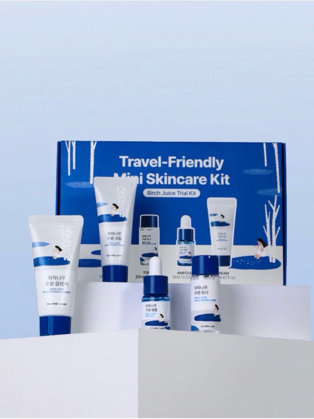 Round Lab Birch Moisturizing Travel Routine Trial Kit